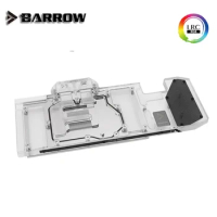 Barrow GPU Water Block For MSI RTX 3090/3080 Ti VENTUS 3X Graphics Card Cooler 5V ARGB 3PIN AURA SYNC