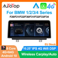 AUTOTOP 10.25" Qualcomm IPS Screen Car Stereo for BMW 1/2/3/4 Series F20 F21 F30 F31 F32 F33 F34 F35 F36 Radio GPS Multimedia