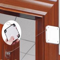 Punch-free automatic door closer home office simple retractable door closing artifact