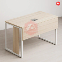 Meja Kantor Meja| Belajar Meja  Ukuran 140 x 60 cm Kaki Besi Furniture Minimalis |Meja Komputer |Mej