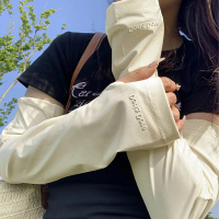 Lengan Sutera Ais, untuk Wanita, Perlindungan Matahari, Bernafas, Sesuai untuk Musim Panas, Perlindu