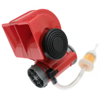 【Supamoto】汽笛喇叭—B一體型(回音/12V/24V/AIR空氣喇叭/貨車/卡車/氣動/汽車/機車改裝)