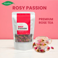 4Leaftea Rosy Passion Premium Rose Bud Flower Tea Rosebud Herbal Pink Rose