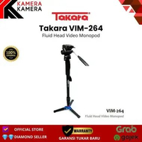 KameraKamera Takara VIM-264 Video LightWeight Monopod for Camera DSLR Monopod Only