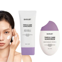【TERSEDIA & COD】50/100ml Triple Care Sunscreen Cream SPF 40 PA+++ UV Protection Sun Block Lightweigh