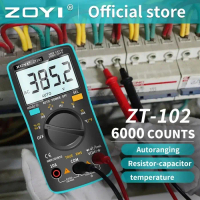 Discount Zoyi Zt-102 True Rms Multimeter Multitester Digital Avometer