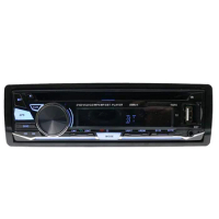 Car Radio Stereo with CD DVD Player Bluetooth Audio Receiver Single DIN MP3 USB SD AUX