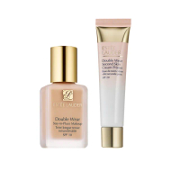【Estee Lauder 雅詩蘭黛】粉持久天生美肌乖乖乳40ml+完美持妝粉底SPF10/PA++30ml(防曬/妝前乳/IU同款)