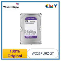 100% Original Western Digital WD Purple 2TB 3.5 HDD Security Surveillance HDD Hard Drive SATA 7200 rpm WD23PURZ