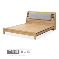 HAPPYHOME肯詩特5尺雙人床NM31-1510不含床墊-床頭櫃/免運費/免組裝/臥室系列
