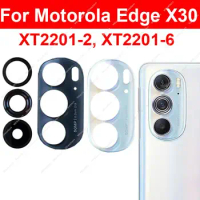 Rear Camera Glass Lens For Motorola MOTO Edge X30 Back Main Camera Lens Glass with Adhesive Sticker Repalcement