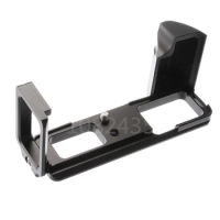 Metal Quick Release L-Plate Bracket Hand Grip Holder for Olympus PEN-F Camera