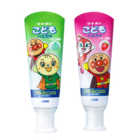 日本獅王麵包超人牙膏40g(哈密瓜/草莓)