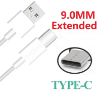 9mm Long Usb Type C Extended Connector Charging Cable For Oukitel U25 Pro U23 Wp2 K10 U18 K5000 K10000 Vernee X Usb-c Usb Cabel