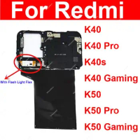 Mainboard Antenna Frame Cover For Xiaomi Redmi K40 K40s K50 Pro Gaming with Lens Frame Flashlight NFC Replacement Repair Parts