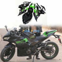For Ninja 400 2018-2022 Full Fairing Kit Bodywork High Quality Injection ABS Cowling Including Fuel Tank Grey Cut Flower