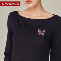 韓國晚宴蝴蝶胸針胸花女配飾外套別針開衫毛衣簡約小香風裝飾飾品