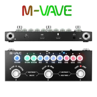 Baru - Multi Efek Cuvave Muslady Reverb Guitar Rechargeable Portable Pedal Delay Electric Bass Acous