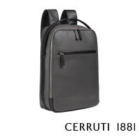 【Cerruti 1881】義大利頂級小牛皮後背包 CEZA05338M(灰色)