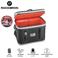 ROCKBROS Outdoor Picnic Basket Multifunction Large Capacity Durable Waterproof Hiking Camping Food Bag Cooler Box Picnic Basket