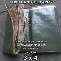 Terpal Lembaran Tebal 3x4 A20 Korea Gold Army Terpal Terop Tenda Truk Multifungsi Tahan air