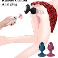 Anal Plug Vibrator Female Vibrators Male Wireless Prostate Butt Plug Portable Gay Sex Toys Waterproof Massager Couple 10 Modes