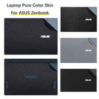 Sticker Skin for ASUS Zenbook Pro Duo UX5000L /ZenBook X Pro 15.6" (2021) UX5100H Laptop Carbon fiber Vinyl Protection