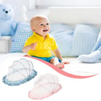 Baby Crib Net Portable Lightweight Stable Crib Mesh Universal Dense Crib Canopy Baby Supplies For Hospitals Nursery Rooms