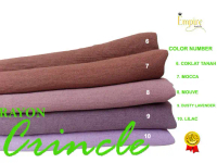 Kain RAYON CRINCLE CEY PREMIUM  ( harga per 0.5m ) Coklat Hitam crinkle airflow Katun