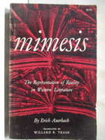 【書寶二手書T1／社會_CTZ】mimesis-The Representation of Reality in Western Literature