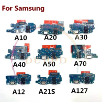 USB Charger Charging Port Dock Connector Board Flex Cable For Samsung A50S A50 A40 A40S A30 A30S A10 A10S A20 A70 A21 A21S A12