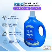 Nước Giặt KIDO Blue 2 Lít Công nghệ Hàn Quốc Hương Thơm Dễ Chịu, Làm Sạch Các Vết Bẩn honey premium