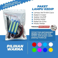 GM593 Paket lampu led kolong motor, lampu led 9 titik TERBARU