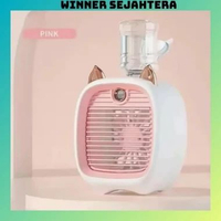 Kipas AC portable Air Cooler / AC MINI / USB air cooler mini AC portable AC energi fan PINK