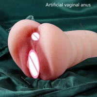 Rubber Vagina For Men Pocket Pusssy Sexy Toys Adult Supplies Masturbation Cup Can Pussy Fake Vagina¨sex Toy Penile Exercise Man