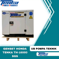 Tenka Power Product Genset Silent Honda Tenka TH-16000 SGS 15 KVA Mesin Bensin 1 Fase AVR 13.8 KVA M