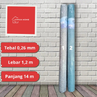 karpet lantai vinyl motif marmer untuk alas ruang tamu - tikar lantai plastik per roll atau meteran