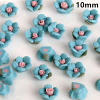 20pcs 10mm Flower Filler For Nails Art Tips Slime Flower For Kids DIY Slime Accessories Supplies Decoration