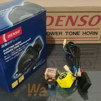 Paket Klakson Keong Denso Waterproof Plus Relay Set Bosch Hella Transparan Original + Relay Bosch