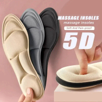 1 Pasang Sol Sepatu 5D Wanita – Empuk & Nyaman, Sol Sport Bernapas, Penyangga Lengkung Kaki, Busa Me