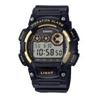【CASIO 卡西歐】震動提示/電子數字型運動錶(W-735H)
