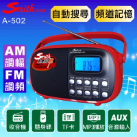 【Smith 史密斯】數位多媒體收音機/AMFM收音機 A-502(音樂播放器/手提收音機)