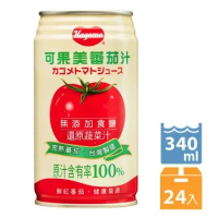 可果美 無鹽 蕃茄汁 340ml (24入*2箱 )