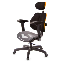 【GXG 吉加吉】高雙背網座 工學椅 /摺疊升降扶手(TW-2806 EA1D)