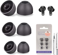 [3 Pairs] Replacement Ear Tips for JBL Tour Pro 3 Silicone Non-Slip Ear Tips for JBL Tour Pro 3 Fit 