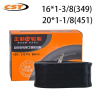 Cst folding bicycle inner tube size 20x1 1/8 (451), 20x1.35, 16x1 3/8 (349) for BMX dahan fnhon blast gust bicycle parts