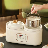Innovative Double Inner Pot Rice Cooker HealthFocused Low Sugar Cooking Rice and Soup Separation Ceramic Pot for Home Cuisine