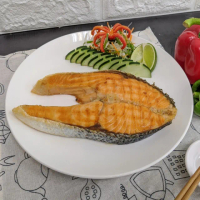 【三頓飯】挪威肥嫩厚切3XL鮭魚(14片_420g/片)
