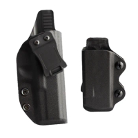 IWB&amp;OWB Concealment Holster Single Magazine Pouch Fits Glock 17 19 26/23/27/31/32/33