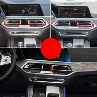 ชุดซ่อมใบเหล็กตะแกรงระบบปรับอากาศด้านหน้ากลางซ้าย สำหรับ BMW X5 G05, X6 G06 และ X7 G07